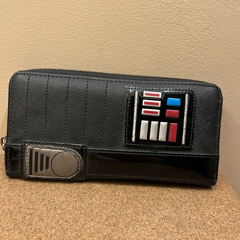 Loungefly Darth Vader Zip Around Wallet.